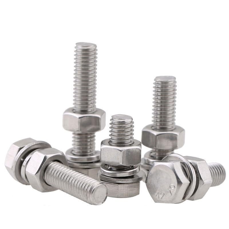 Amazon.co.jp: 4PC 304 ステンレス鋼六角ボルトねじナットセット Amazon.co.jp: 4PC 304 ステンレス鋼六角ボルトねじナットセット